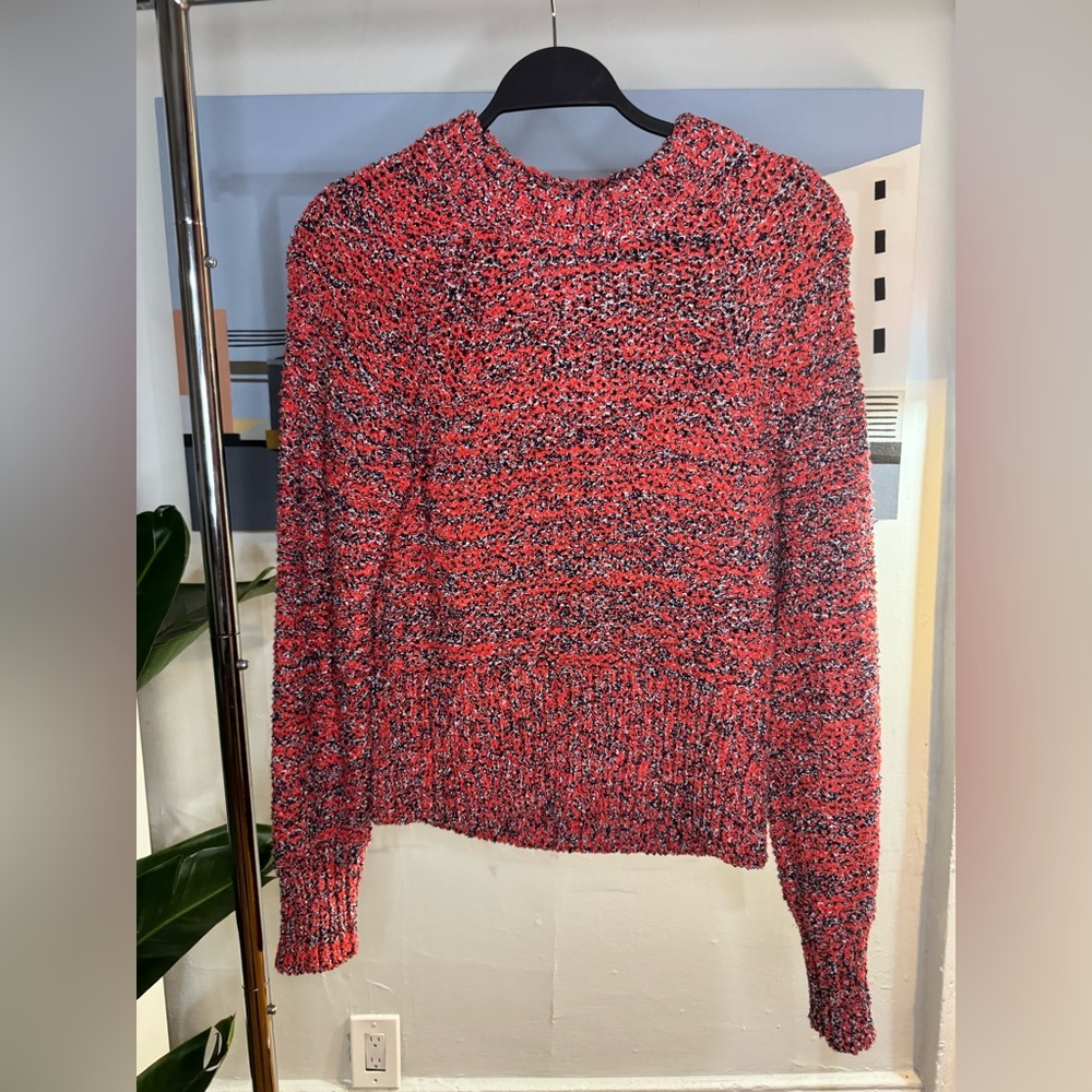 Current/Elliott The Moonshine Cotton Blend Sweater Size 2 Medium chunky knit